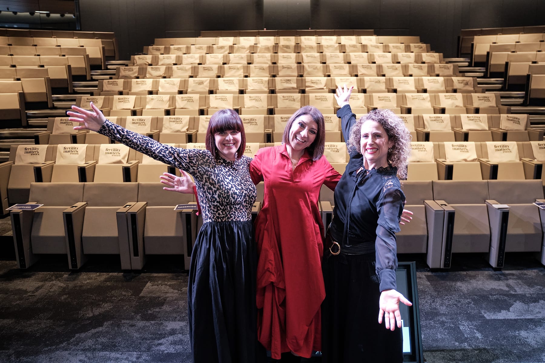 Becky, Natalie and Clare from Fertility Matters at Work, Celebrating success at Deutsche Bank. How could you celebrate success and prove your content roi in your business?